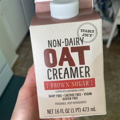 Trader Joe S Non Dairy Oat Creamer Brown Sugar Review Abillion