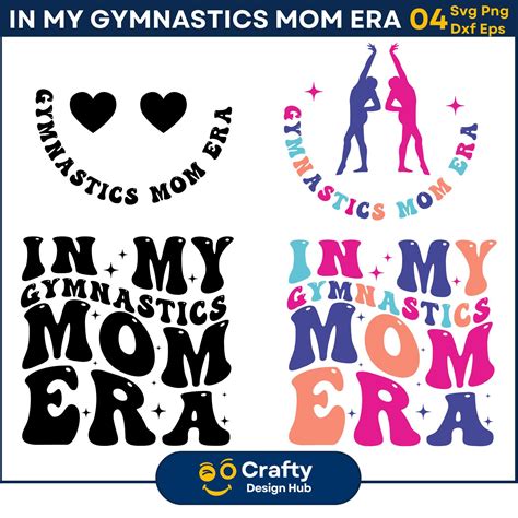 In My Gymnastics Mom Era Svg Bundle, Gymnastics Mom Svg, Gymnastics