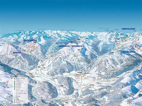 Ski Map Of Lungau En Katschberg