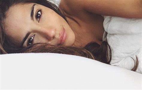 Pia Miller Shows Off Blemish Free Complexion And Luscious Long Locks In