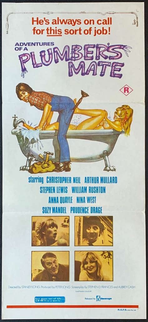 All About Movies Adventures Of A Plumbers Mate Poster Daybill