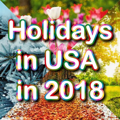 Holidays In United States In 2018 ⋆ Greetings Cards Pictures Images ᐉ
