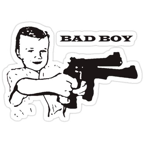 Bad Boy Stickers By Fasimages Redbubble
