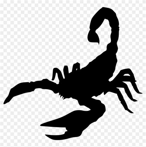 Png File Svg Scorpion Silhouette Free Transparent PNG Clipart