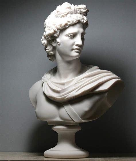 Apollon Skulptur Büste Dekorativ griechische Mythologie Etsy