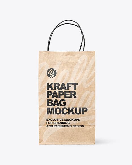 Download Kraft Paper Bag Mockup | Exclusive Mockups