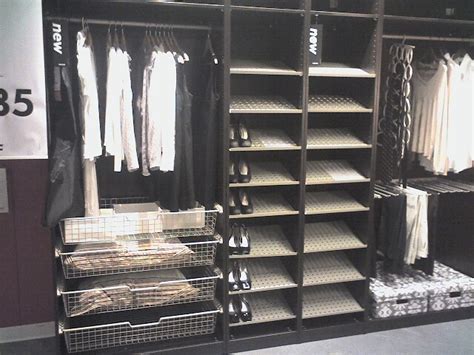 Gerber recommends buying a packet of hooks for hanging clothes. IKEA Closet Organizers