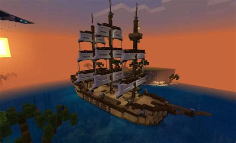 How To Build A Pirate Ship In Minecraft 119