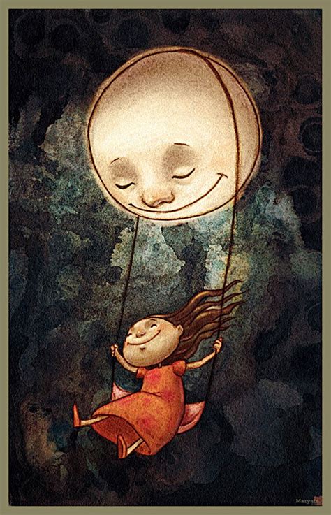 Moonlit Ride Via Deviantart Illustration Art Moon Art Whimsical Art