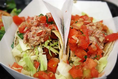 The perfect healthy dinner recipe everyone in. Fish tacos @ Baja Fresh | Flickr - Photo Sharing!