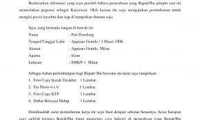 Manfaat menulis surat lamaran kerja ini antara. 26+ Surat Lamaran Kerja Ke Pabrik - Kumpulan Contoh Gambar