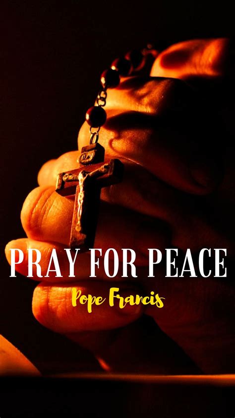 Pray For Peace Pray Pray For Peace Catholic Priest