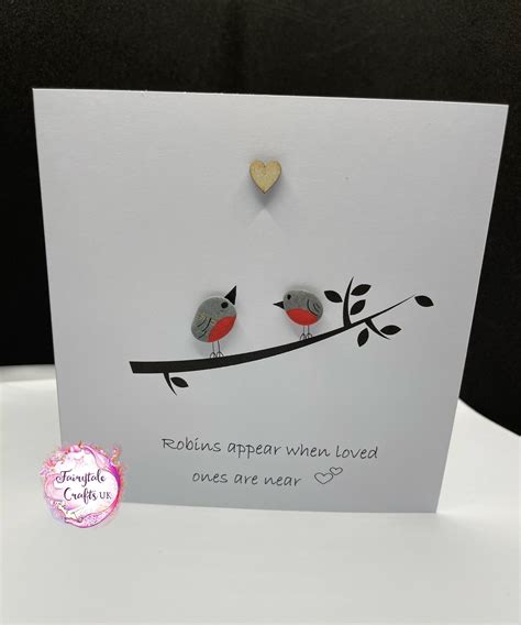 Excited To Share This Item From My Etsy Shop Robin Pebble Art Card