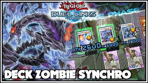Deck Zombie Synchro Yu Gi Oh Duel Links Fr Youtube