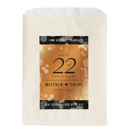 Findgift.com is a free service dedicated to helping you find creative gifts. Elegant 22nd Copper Wedding Anniversary Favor Bag | Zazzle.com | Wedding anniversary favors ...