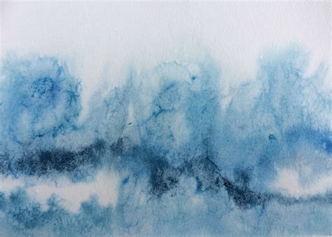 Stormy Sea Original Watercolour By Steve Conway Using Wet In Wet And