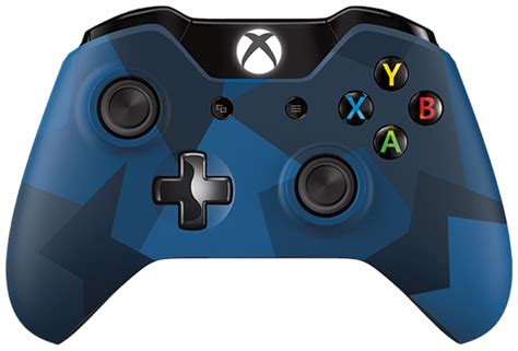Xbox One Wireless Controller Blue Camo Midnight Forces