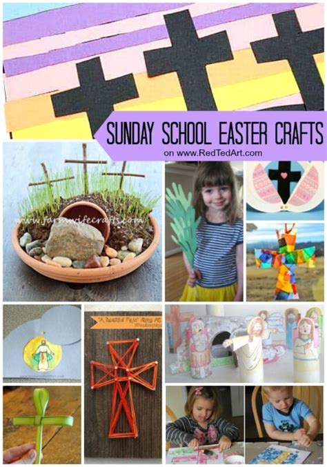 Religious Easter Crafts For Sunday School Or At Home Red Ted Art