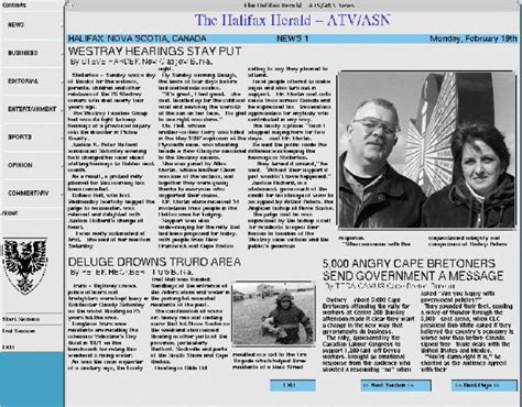 Blue background newspaper article example template download. Newspaper broadsheet format. | Download Scientific Diagram