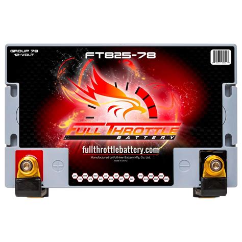 Ft825 78 Full Throttle High Performance 65ah Tppl Agm Battery Pc1500dt