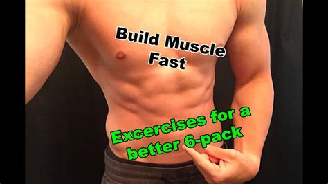 6 Exercises To Build Muscle In Your Six Pack Fast Get A Better Six Pack Youtube