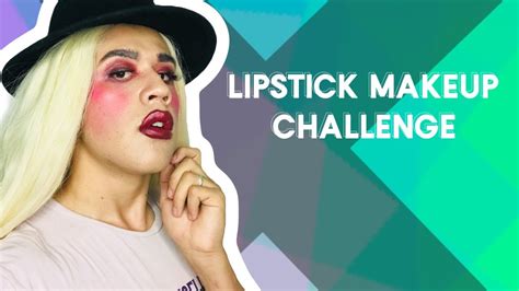 Lipstick Makeup Challenge 💄💄💄 Mat Makeup Boytogirl Makeup
