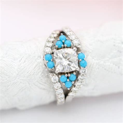 Turquoise Engagement Rings Custommade Com