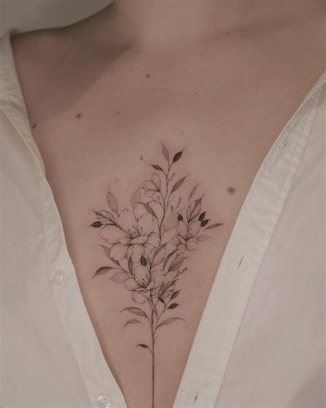 101 Best Feminine Sternum Tattoo Women S That Will Blow Your Mind Outsons