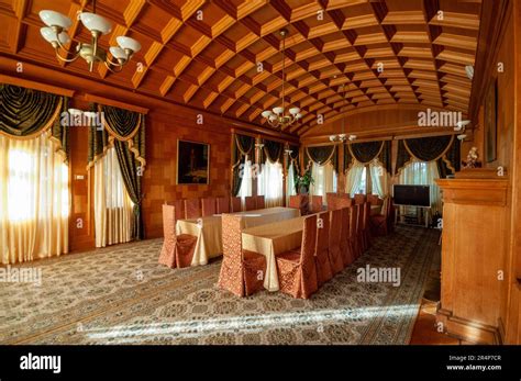 The Dining Room In Stalins Dacha Sochi Russia Stock Photo Alamy