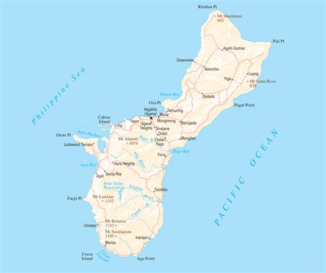New Zealand Map World Atlas Guam Map Geography Of Gua - vrogue.co