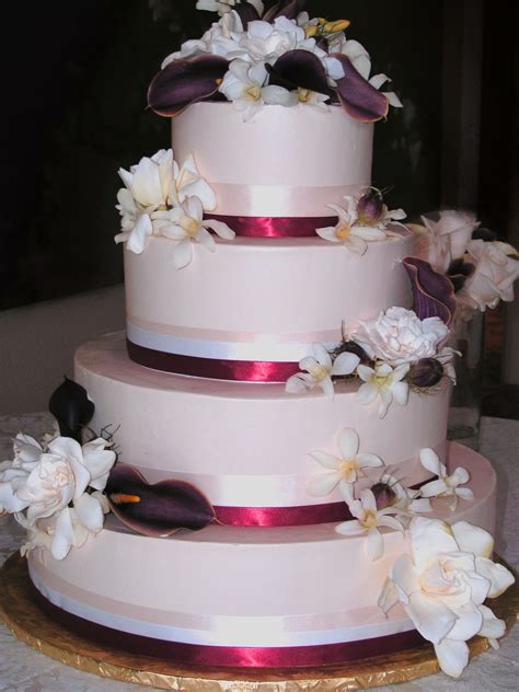 She would go to the trouble of making the cake, cooking the frosting, and carefully frosting it. Pastel buttercream finished cake, adorned with multicolored ribbon and an array of fresh flowers ...