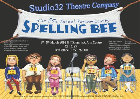 The 25th Annual Putnam County Spelling Bee Studio32 Theatre Company