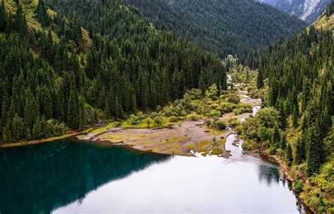 Beautiful Scenery Of Kolsai Lakes · Kazakhstan Travel And