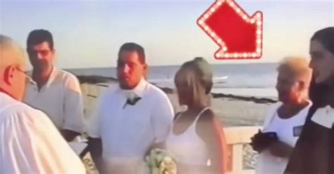 Mother In Law Tries To Steal Brides Spot At The Altar While Wearing
