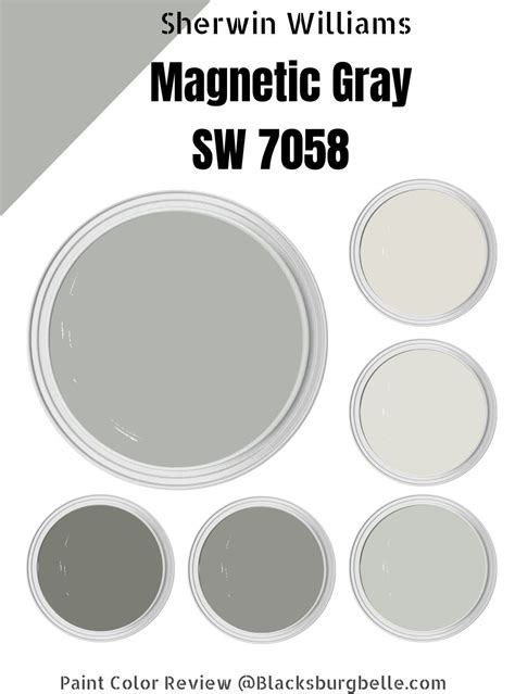 Sherwin Williams Magnetic Gray Palette Coordinating And Inspirations