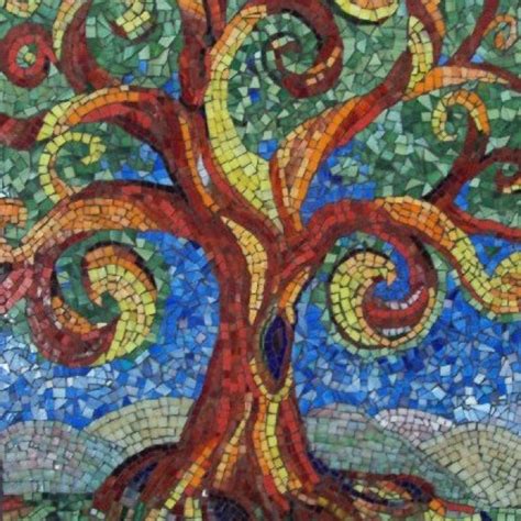 Mosaic tree of life pattern. 120 best images about Mosaic Trees on Pinterest | Trees ...