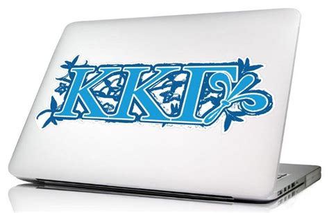 Kappa Kappa Gamma 105 X 45 Laptop Skinwall Decal Greek Gear