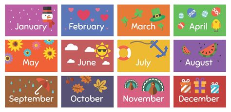6 Best Printable Months Of The Year Chart Pdf For Free At Printablee
