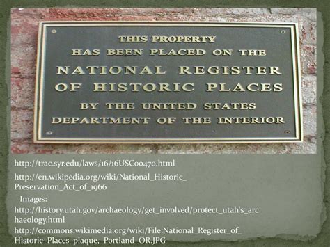 Ppt National Historic Preservation Act Of 1966 Powerpoint