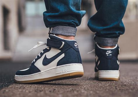 The great thing about air force ones is they can go with anything. Nike Air Force 1 Mid Denim Gum | SneakerNews.com