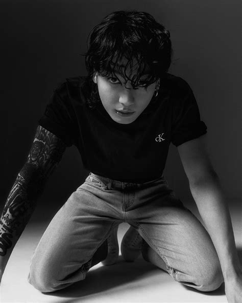 Jung Kook Rocks Tees Jeans For Calvin Klein Ad