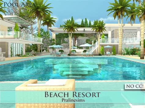 Beach Resort By Pralinesims At Tsr Sims 4 Updates