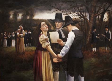 Habitational name for someone from places called królikowo or królików. Salem Hanging of Anne by David Krolikowski | My style ...
