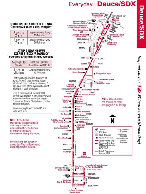 Las Vegas Rtc Bus Routes Map Images And Photos Finder