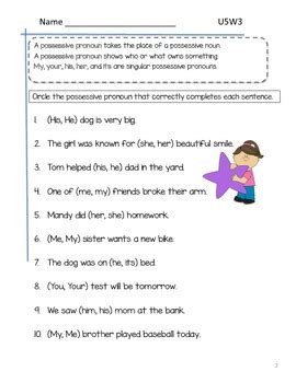 Grade 5 summative test no. 2nd Grade McGraw-Hill Wonders Grammar Practice Unit 5 Wk 3 ...