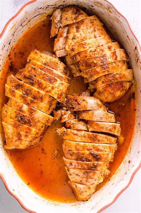 Simply mix up the marinade, pour it over the chicken and bake. boneless skinless chicken breast recipes baked in oven