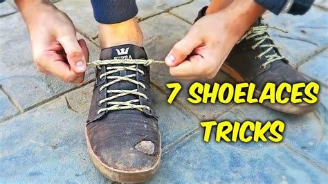 7 Shoelaces Tricks Compilation Youtube