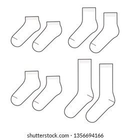 socks template images stock  vectors shutterstock