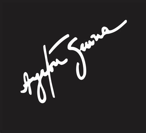 Ayrton Senna Signature Sticker White Or Black