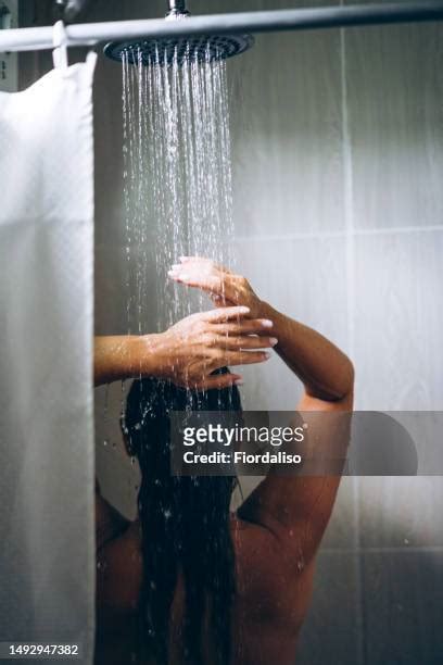 Mature Woman Shower Bathroom Photos And Premium High Res Pictures Getty Images